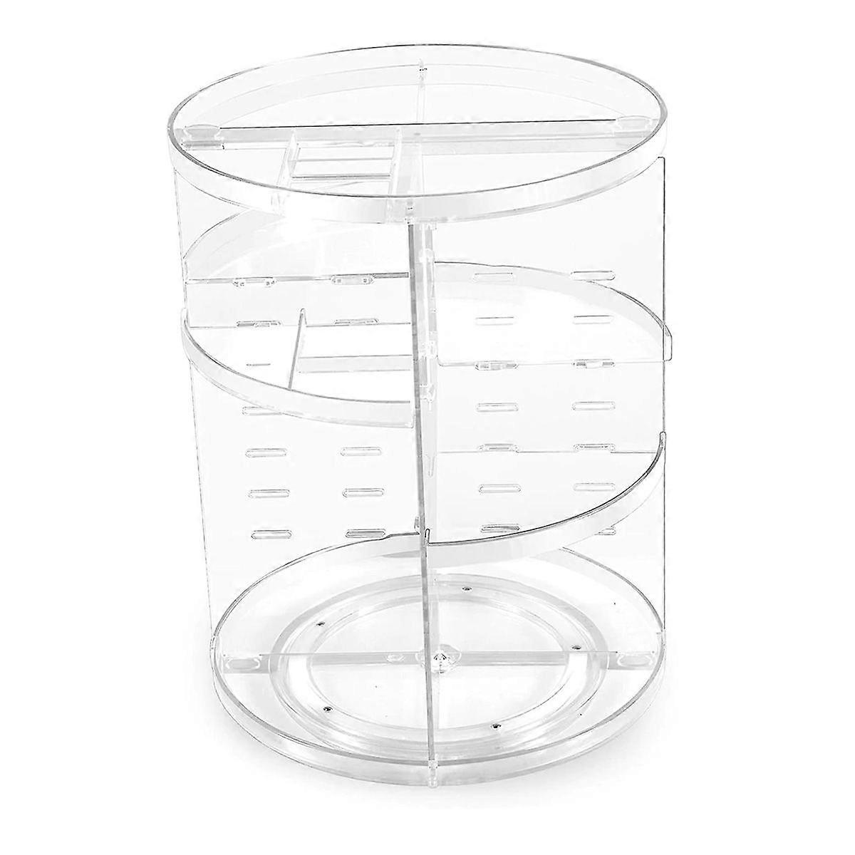 360 Rotating Makeup Organizer for Bathroom Countertop Storage