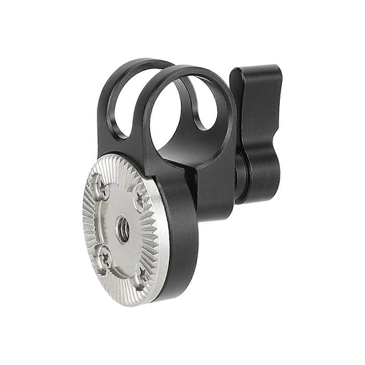 Camera Rod Clamp with -Style Rosette M6 19mm Studio System Rod Clamp for Enhanced Camera Stability