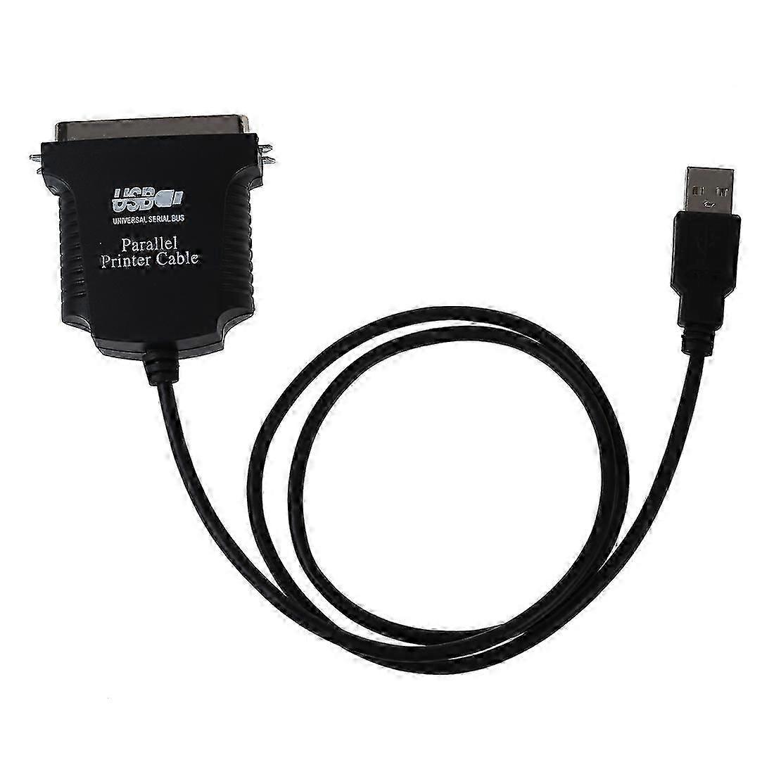 New Parallel Port Db36 Printer Usb Express Card Converter Adapter Black