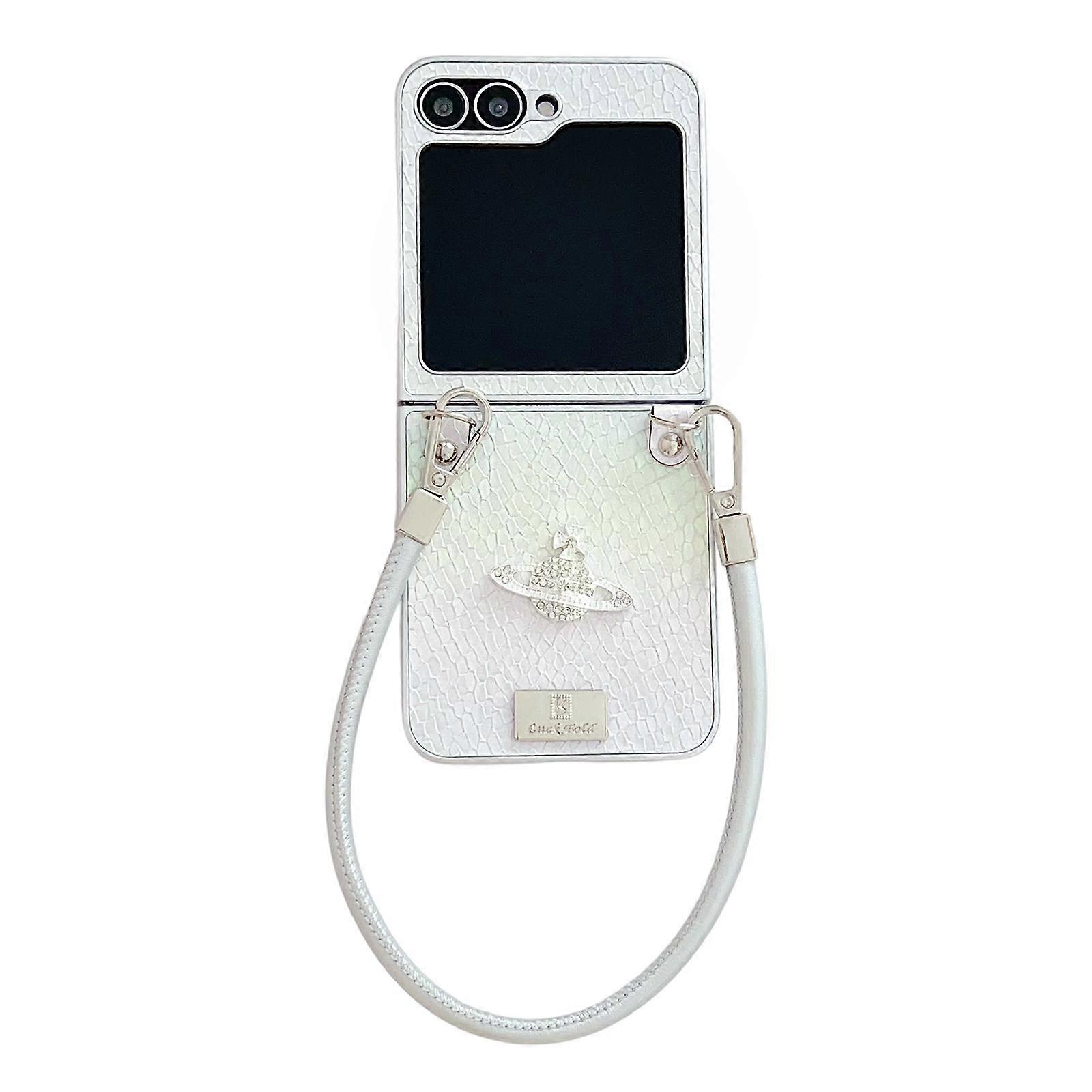 Kirin Pattern Full Coverage Phone Case with Wrist Strap
