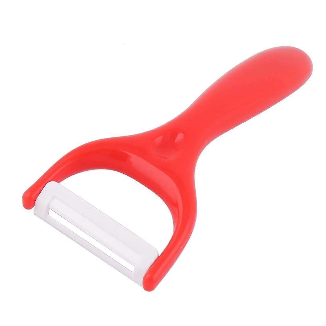 Plastic Peeler for Fruits, Vegetables, and Potatoes, 15cm Stainless Steel Blade, Ergonomic Handle, Dishwasher Safe
