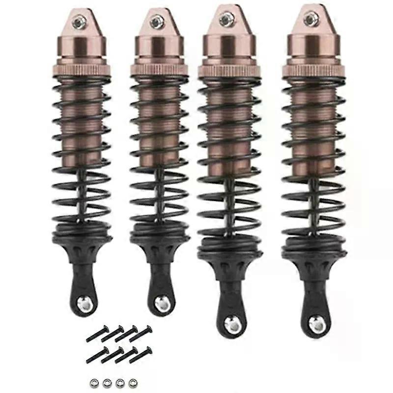 Front Rear Car Shock Absorbers for Traxxas Slash 4x4 727 1/10 RC Model Car Shock Absorber Titanium Part-Color SLA014 SLA