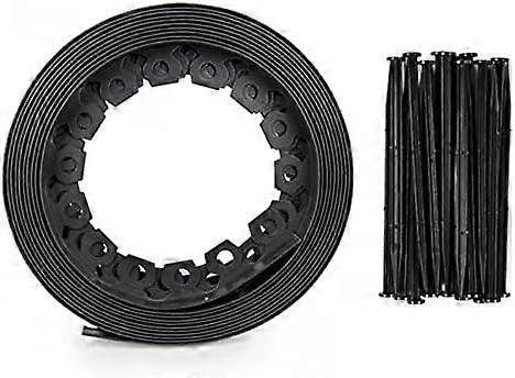 Garteneinfassung - Flexibel und robust - 5 m - Kunststoff - 5 cm lang