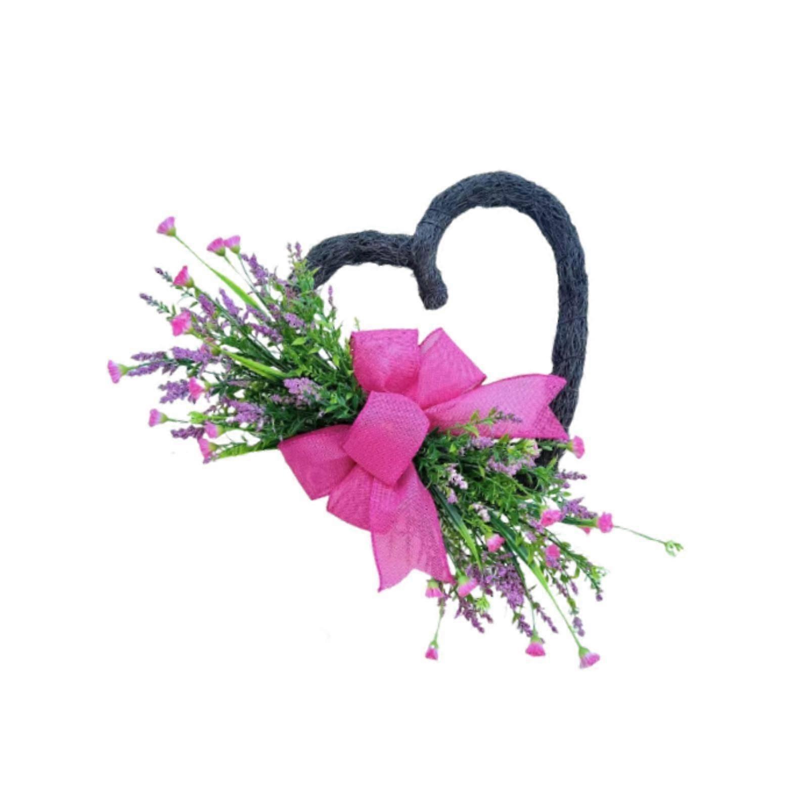 17,72 pollici San Valentino festa della corona per cortile finestra interna ed esterna rosa