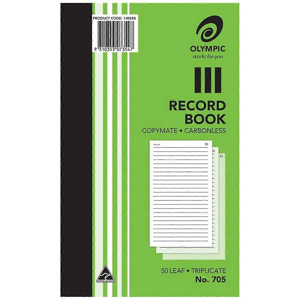 Olympic 705 Triplicate Carbonless Record Book
