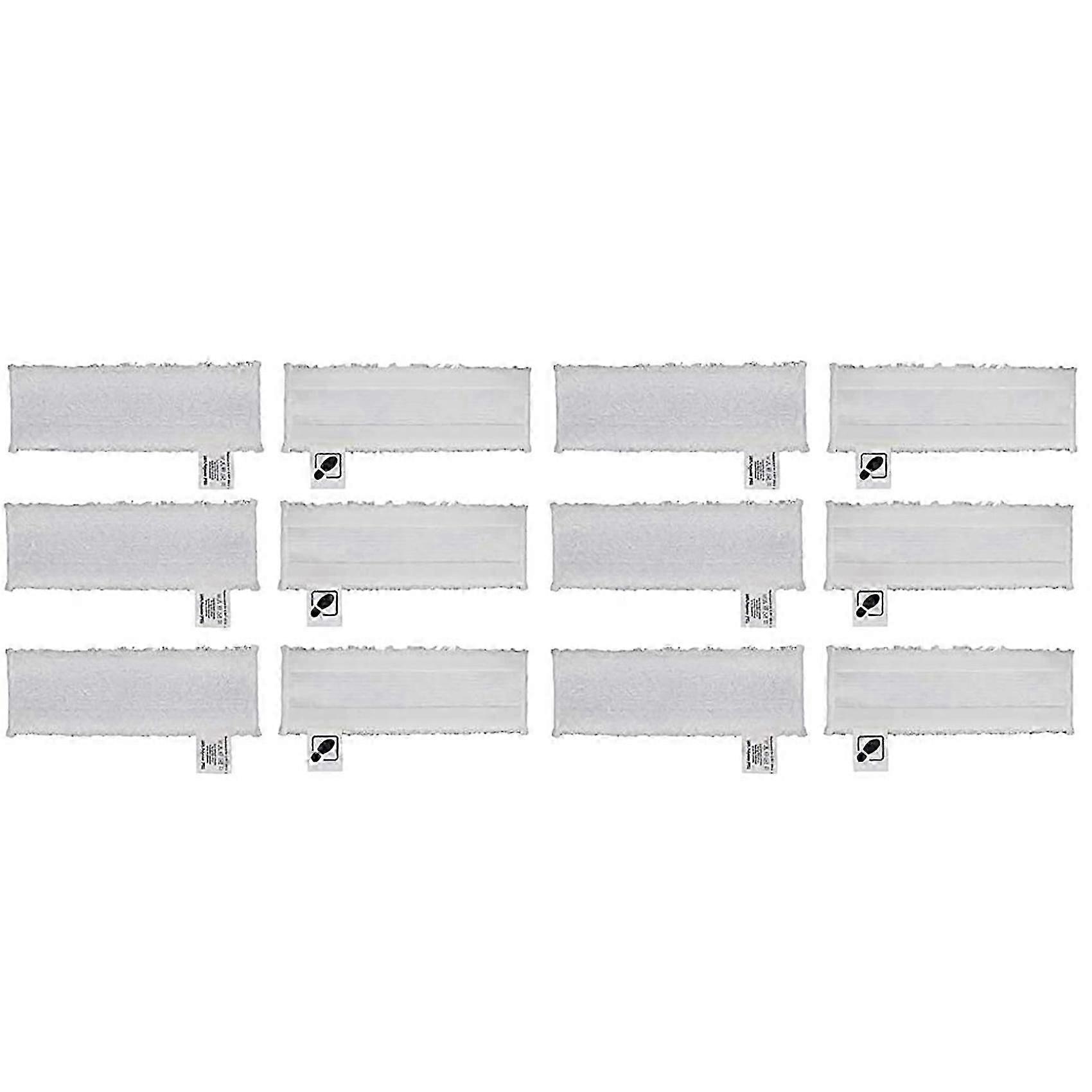 12 Pcs Microfiber Mop Cloth Pad compatible with EasyFix SC 2, SC 3, SC 4, SC 5 Steam Cleaner Durable Replacemen