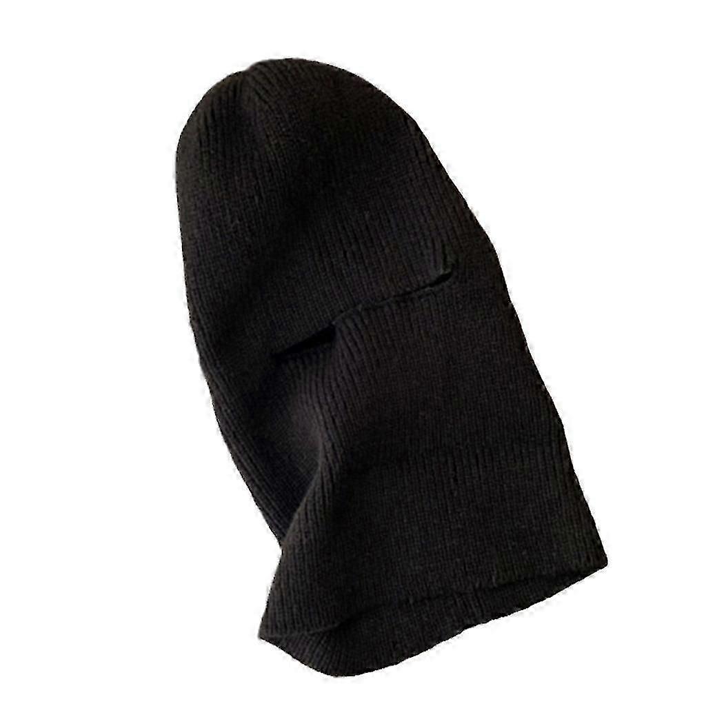 Örgü Balaclava Kapüşonlu Şapka Eşarp Kayak Balaclava Bisiklet Balaclava Boyun Isıtıcı