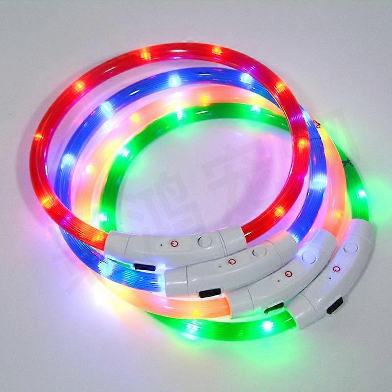 Luminous Collar, Dog Collar, Pet Luminous Collar, Luminous Neck Collar, USB Charging LED Dog Luminous Collar