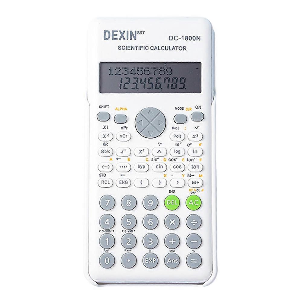 Scientific Calculators Pink Math Calculator with 240 Multi-Functional Calculator 2 Lines LCD Display