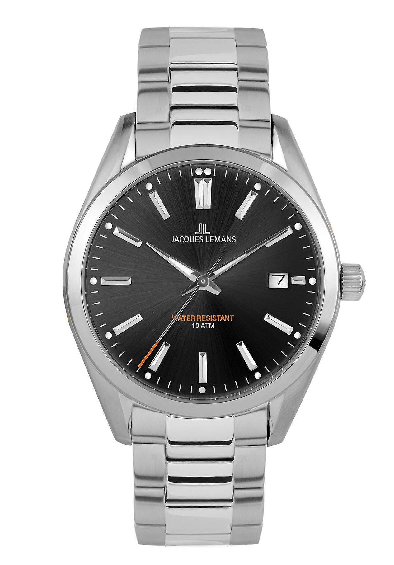 Jacques Lemans Herrenuhr Derby schwarz (1-1859E)