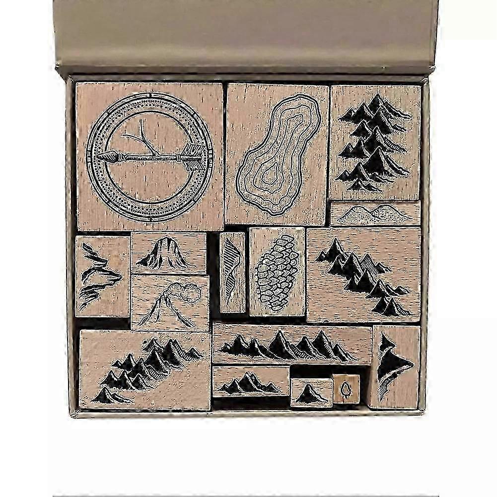 Handmade Map Making Stamp Kit for Card Making