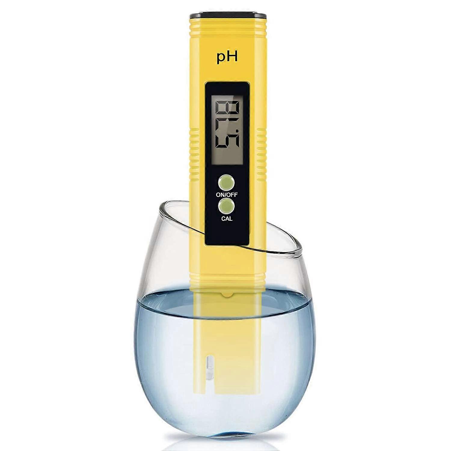 Pocket Size Digital Ph Meter Pen For Water Hydroponics Ph Test, 2 Decimal High Accuracy, 0-14 Ph Measurement Range For All Sorts Of Water