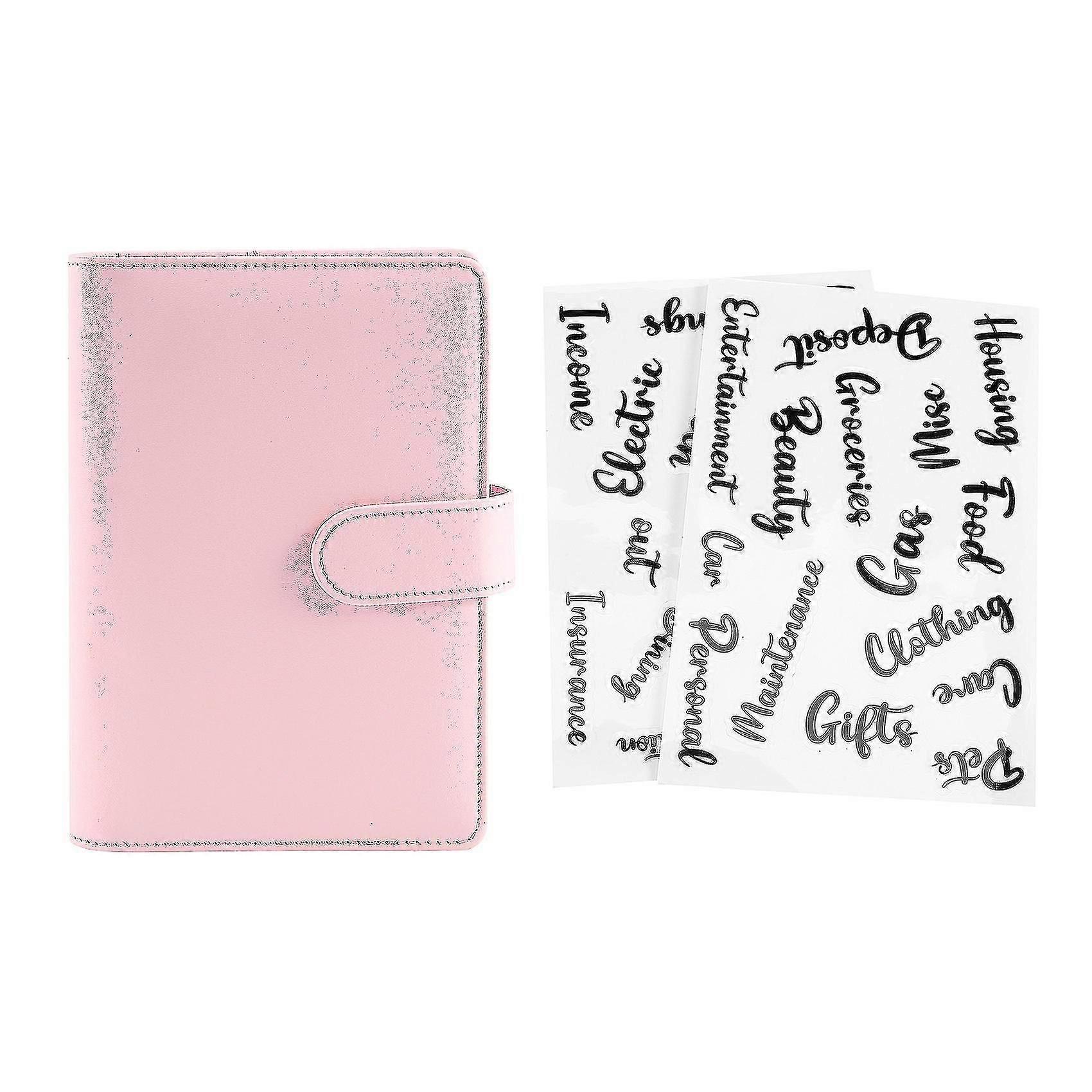 A6 Cash Envelopes Binder Wallet,pu Budget Planner Notebook For Cash Budgeting,envelope Wallet,savin