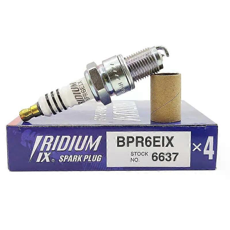 4/20pcs BPR6EIX 6637 Iridium Spark Plug Candles compatible for Nissan Subaru IW20 BPR6EIX-6637 W20EXR-ZU W20EPR-ZU11