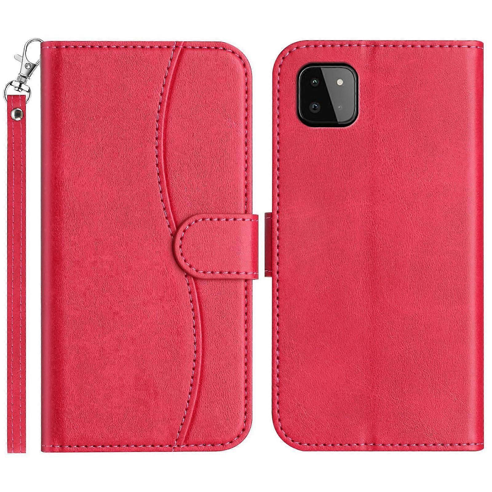 Dual-Folded Leather Case For Samsung Galaxy A22 5G