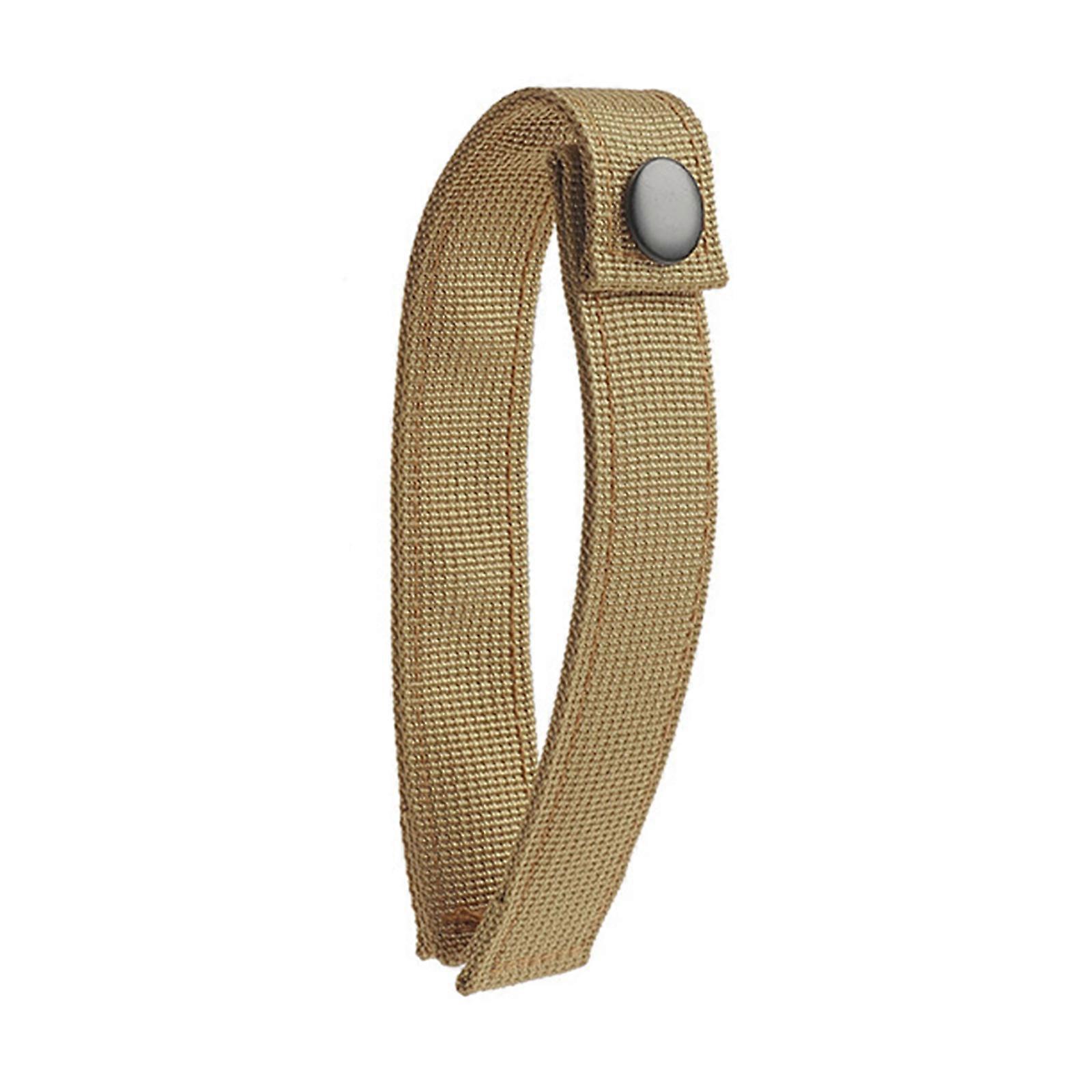 Reusable Webbing Straps Backpack Strap Attachment Connector Strap Attachment Strap, Snap Straps for Backpack Nylon Strap  Khaki