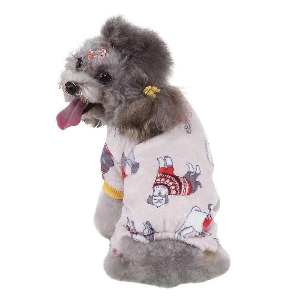 Hundkläder VinterHusdjur Jul Varm Fyrbent Tröja GGG