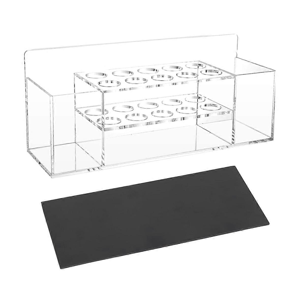 Magnetic Dry Erase Marker Holder with 10 Slots and Eraser Holder