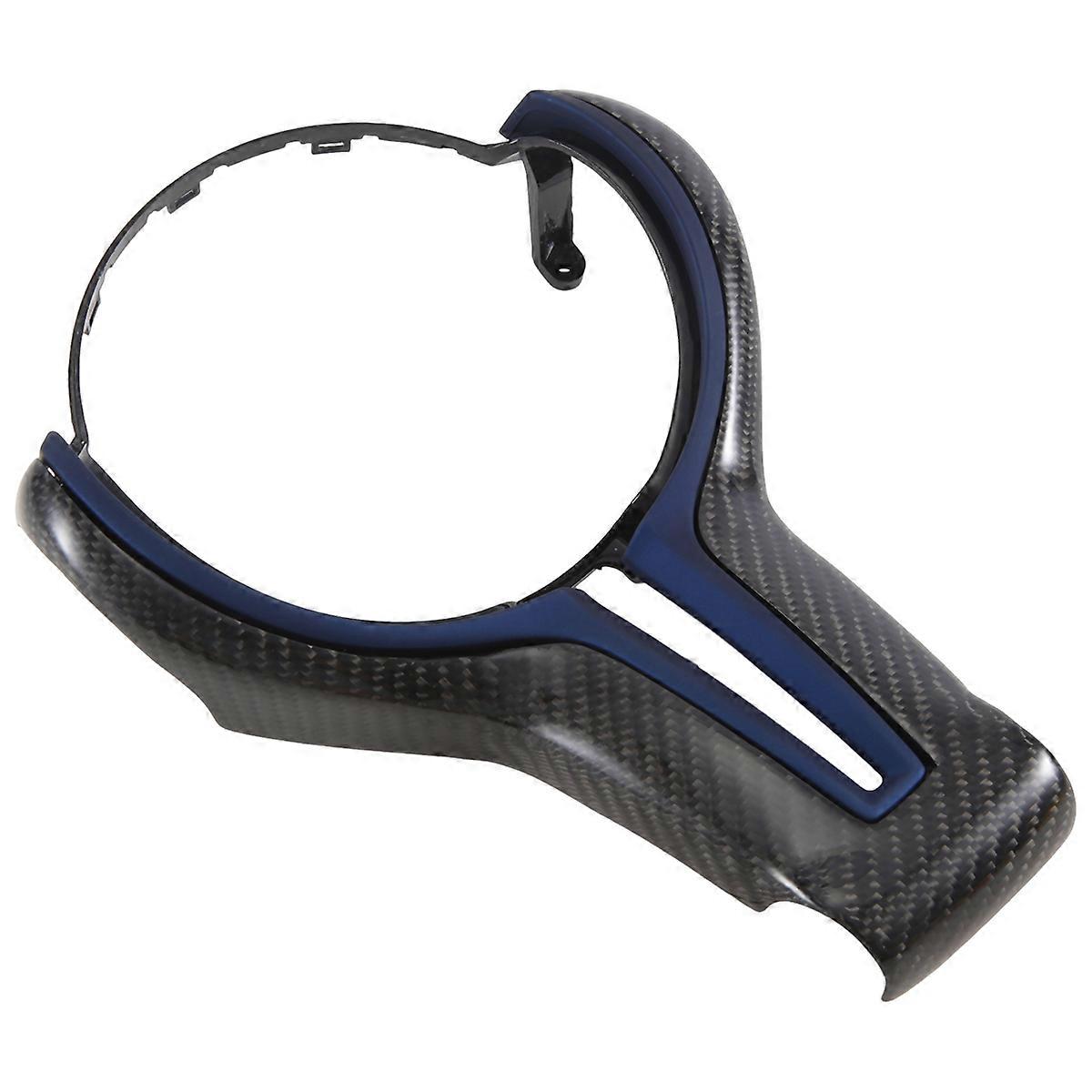 Carbon fiber Steering wheel Cover For F30 F10 F18 F20 F25 Blue