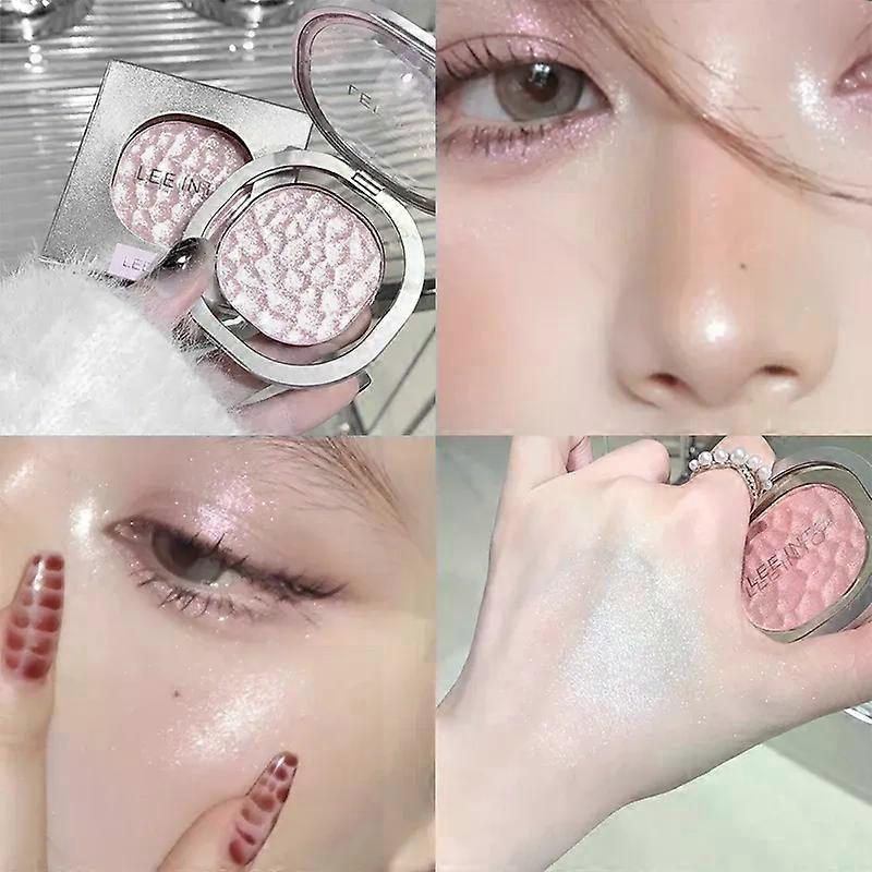 Shibingsheng LEEINTO color-glowing high-gloss powder pearlescent powder brightens up the make-up eye shadow disc