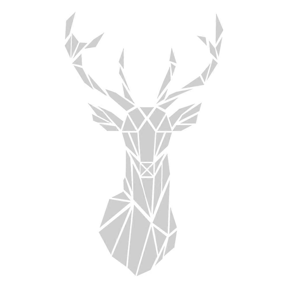 Sika Deer Head Stereo Acrylic Wall Sticker