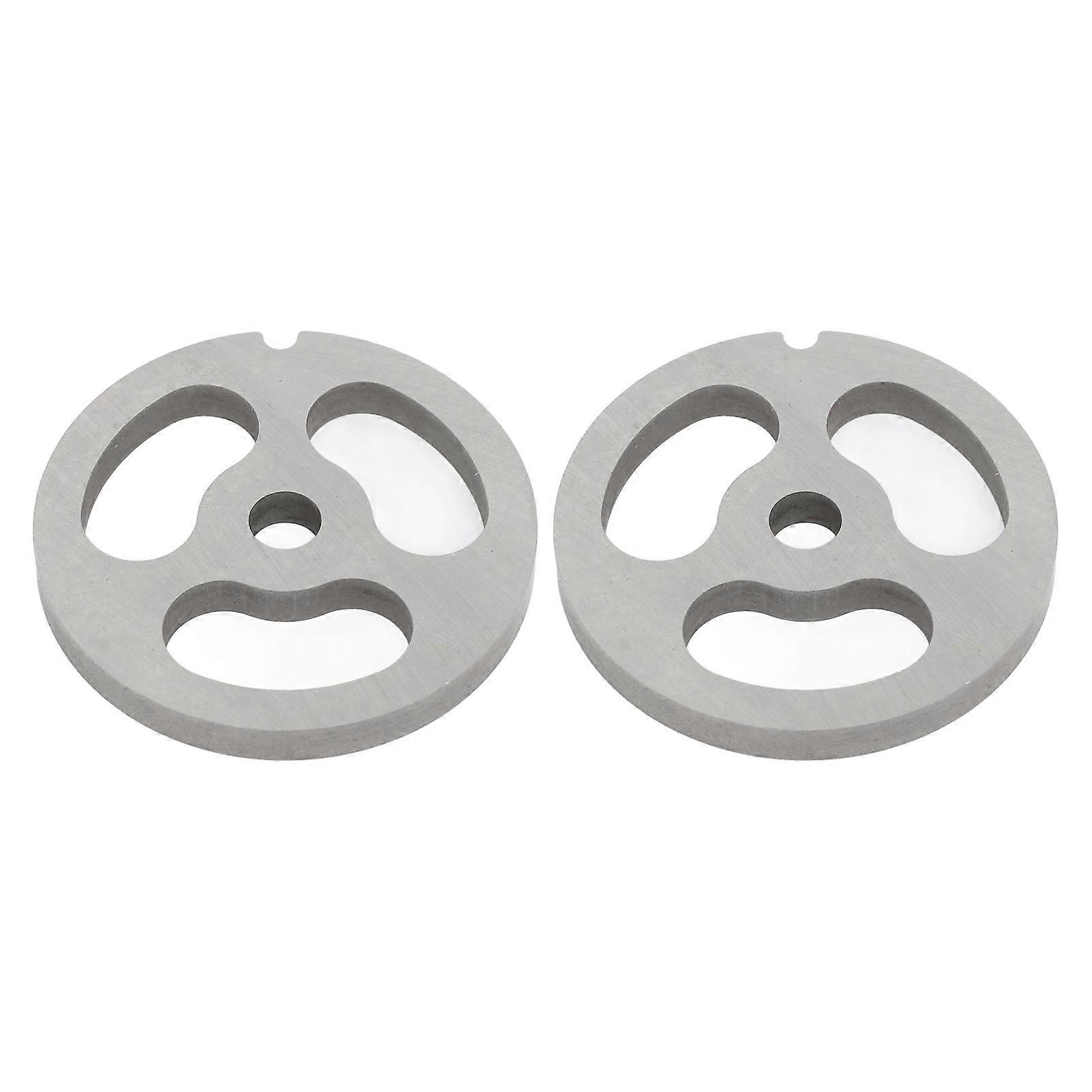 2 Pack 3 Hole Meat Grinder Discs Stainless Steel for Home
