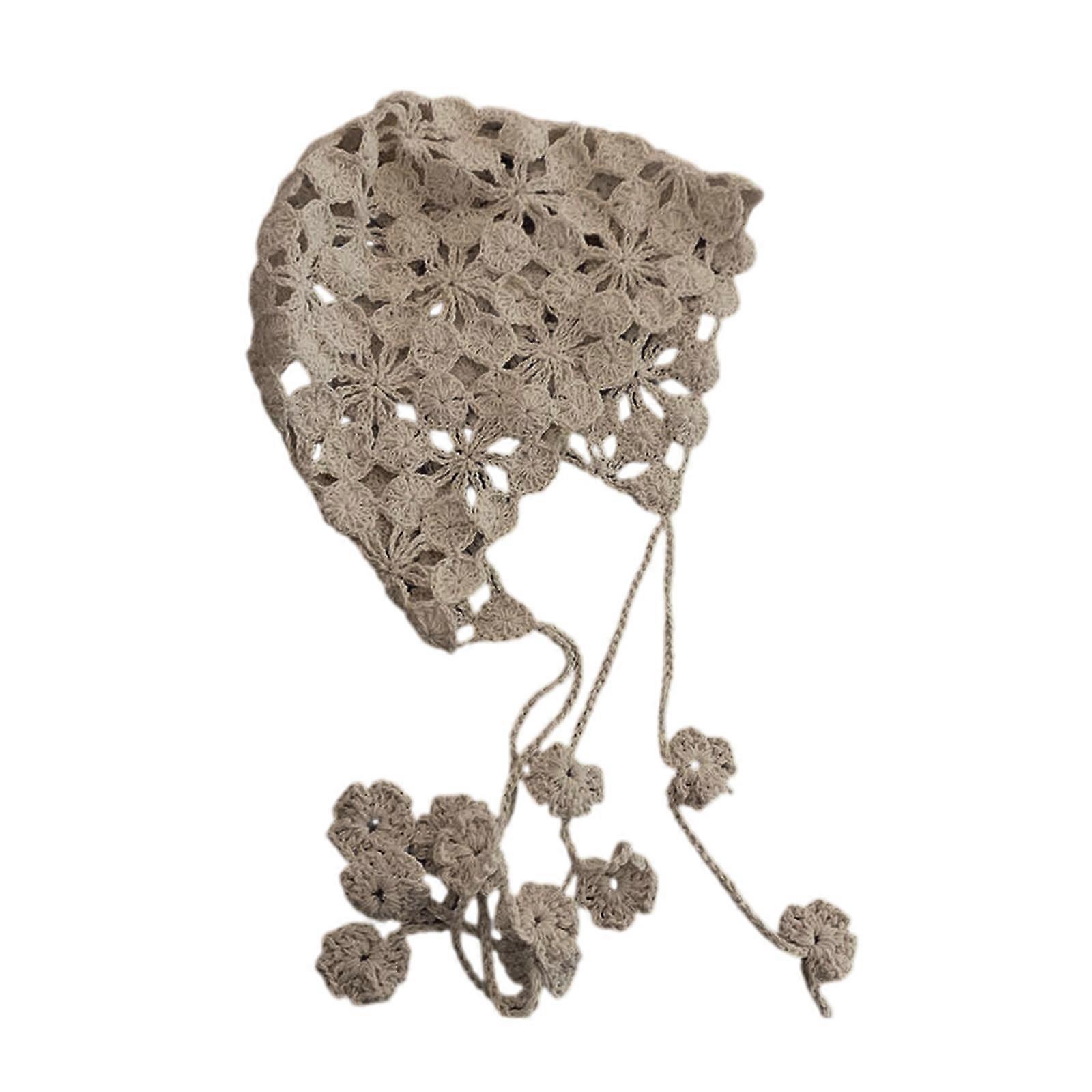Chapeau élégant fait main au crochet, chapeau décontracté d'extérieur pour adolescent, chapeau élégant pour les occasions décontractées et de voyage, kaki foncé