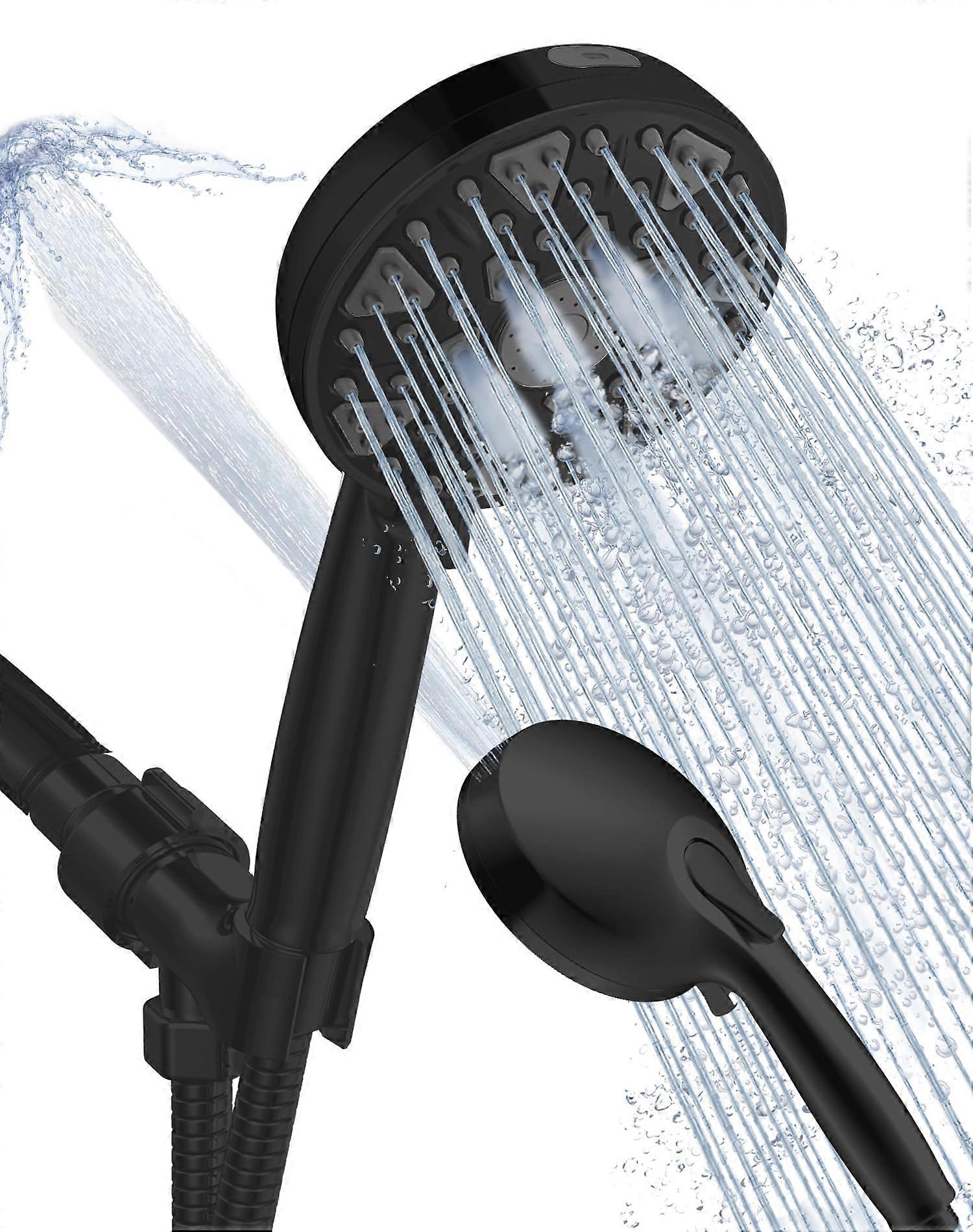 Hand-Type 7-Mode High-Pressure Shower Head, Tub Cleaning Power, Tile & Pets