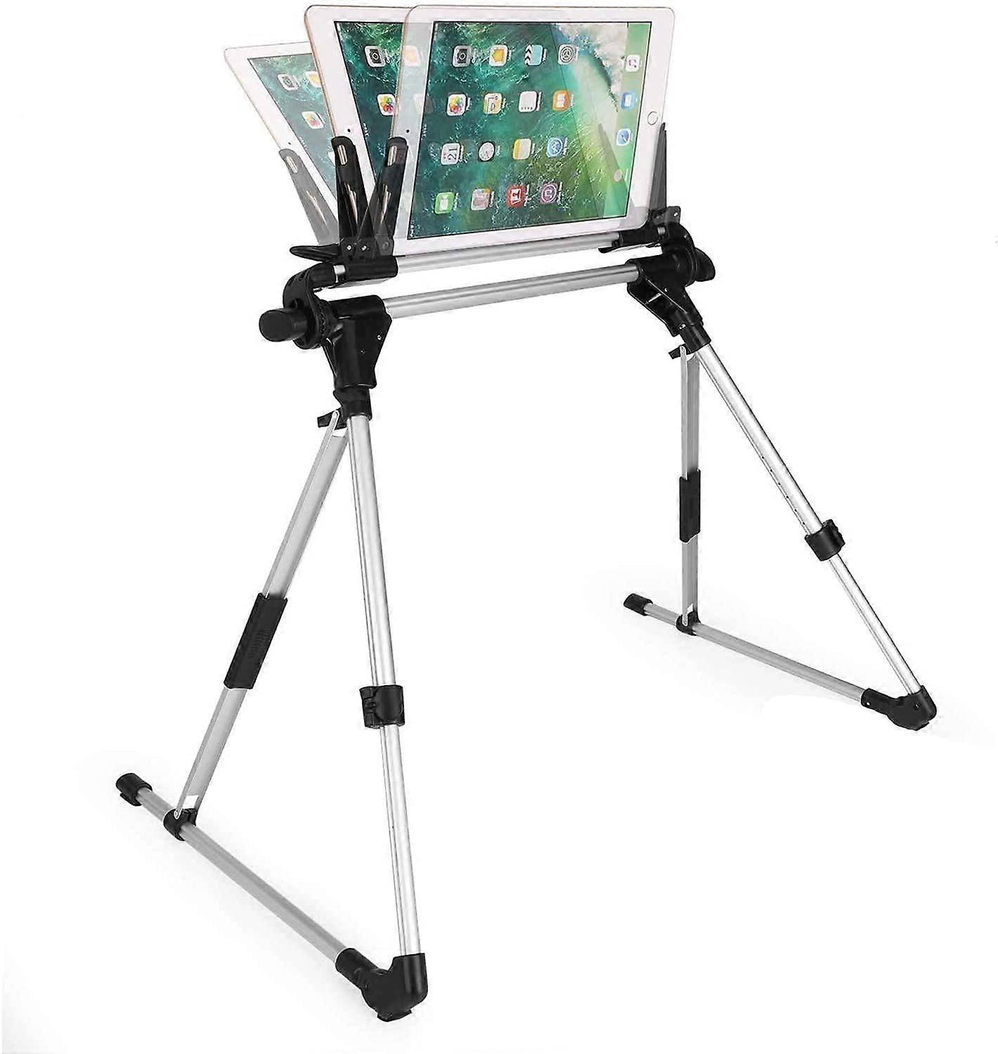 Tablet Stand, 360 Degree Adjustable Phone/Tablet Holder with Steel Arm, Lazy Stand for 4'-10.5' Devices