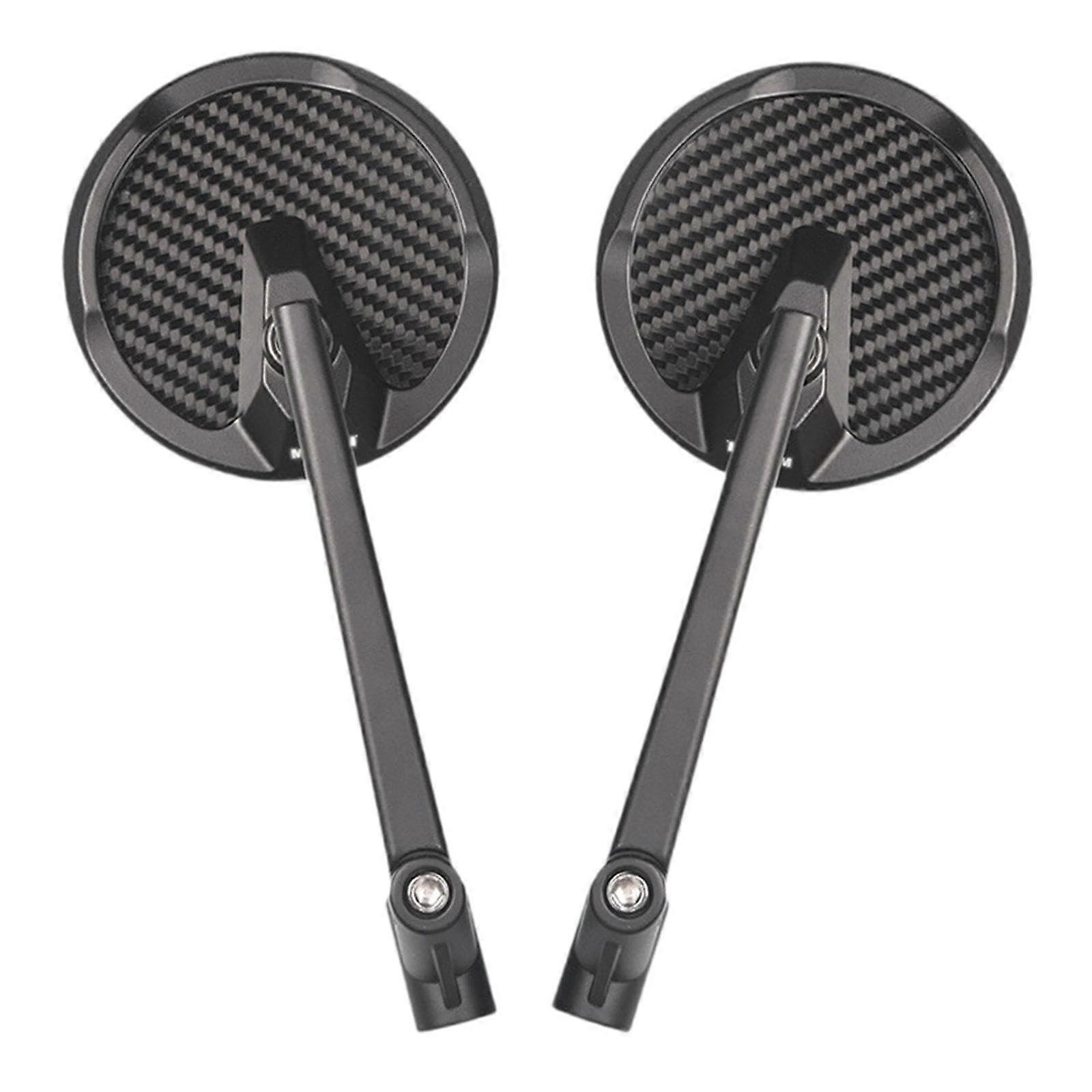 Rearview mirror left and right fashion modification accessories suitable for scooters, round