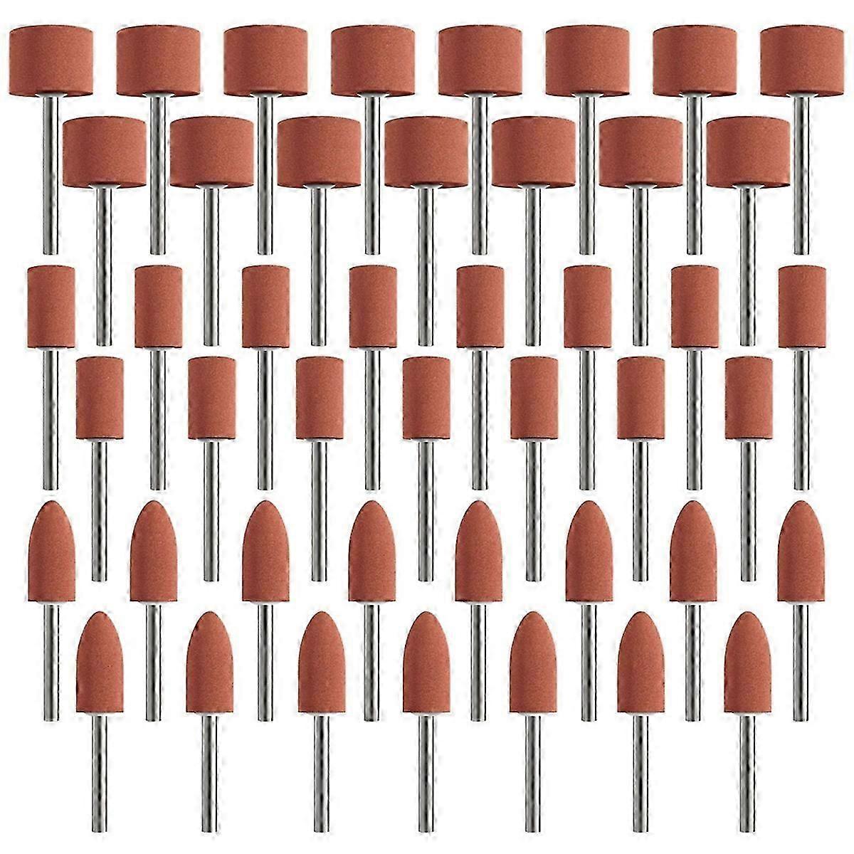 Sanding Bits compatible with Dremel Rotary Tool, Grinding Stone Sanding Drill Bits with 1/8 Inch Shank, 3 Shape