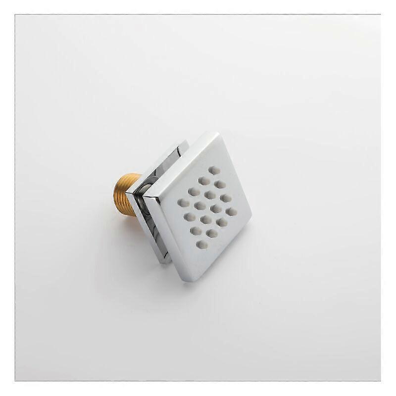 Shower head, brushed gold