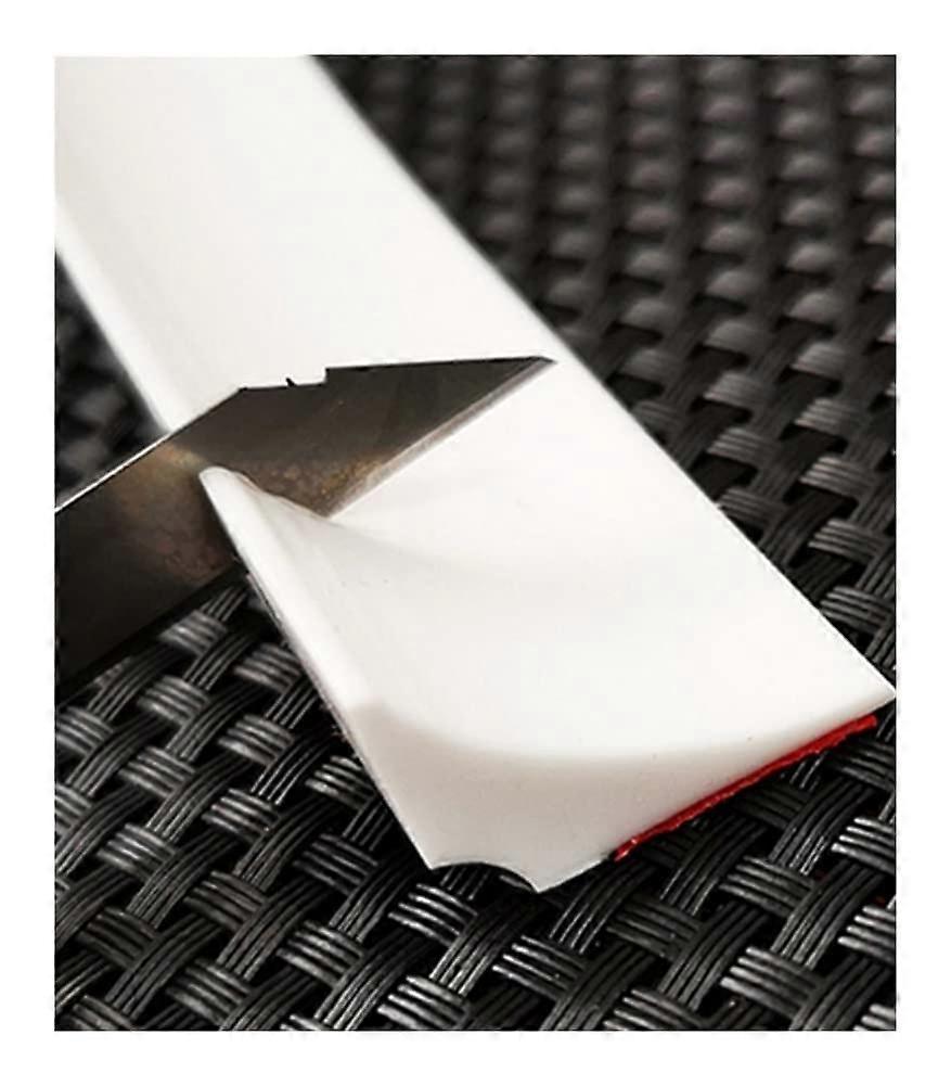 Shower Tray Sealing Strip Bendable Waterproof Retaining Strip for Countertop, Collapsible Shower Threshold Water Dam