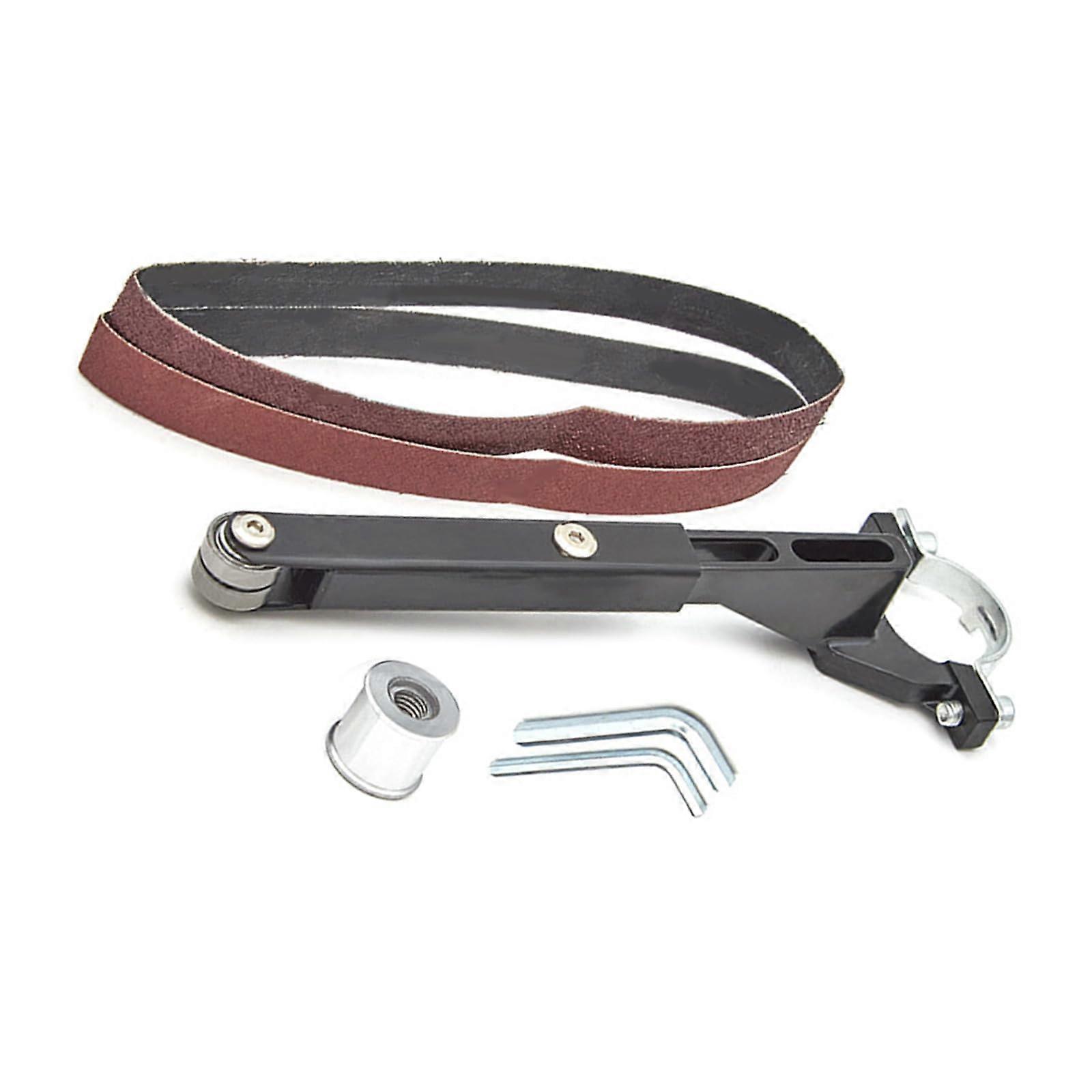 Electric Belt Sander Attachment for Angle Grinder, Modified Sanding Band Machine, Pipe Belt Sander, Polishing Belt Tool