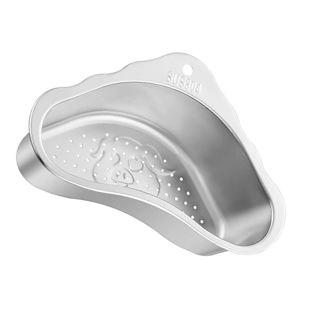 Sink Triangle Shape Drain Basket Set - Stainless Steel Kitchen Strainer, Random Style Storage Baskets for Sink Drainage