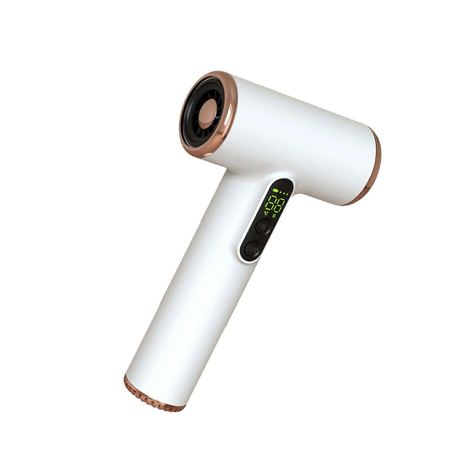 Secador de cabelo sem fio com carregamento USB, 3 velocidades, secador de viagem para cuidados com os cabelos