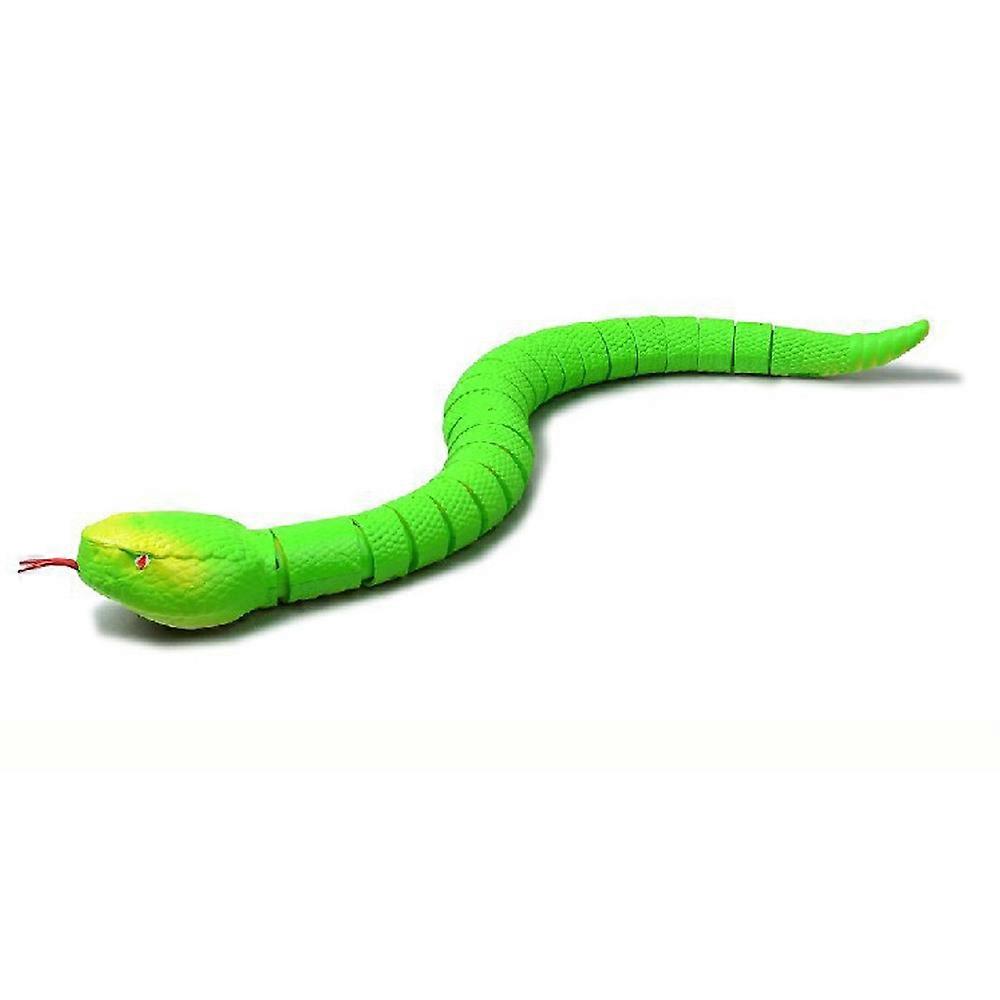 Remote Control Snake Rattlesnake Trick Terrifying Mischief Toy Black LA3672