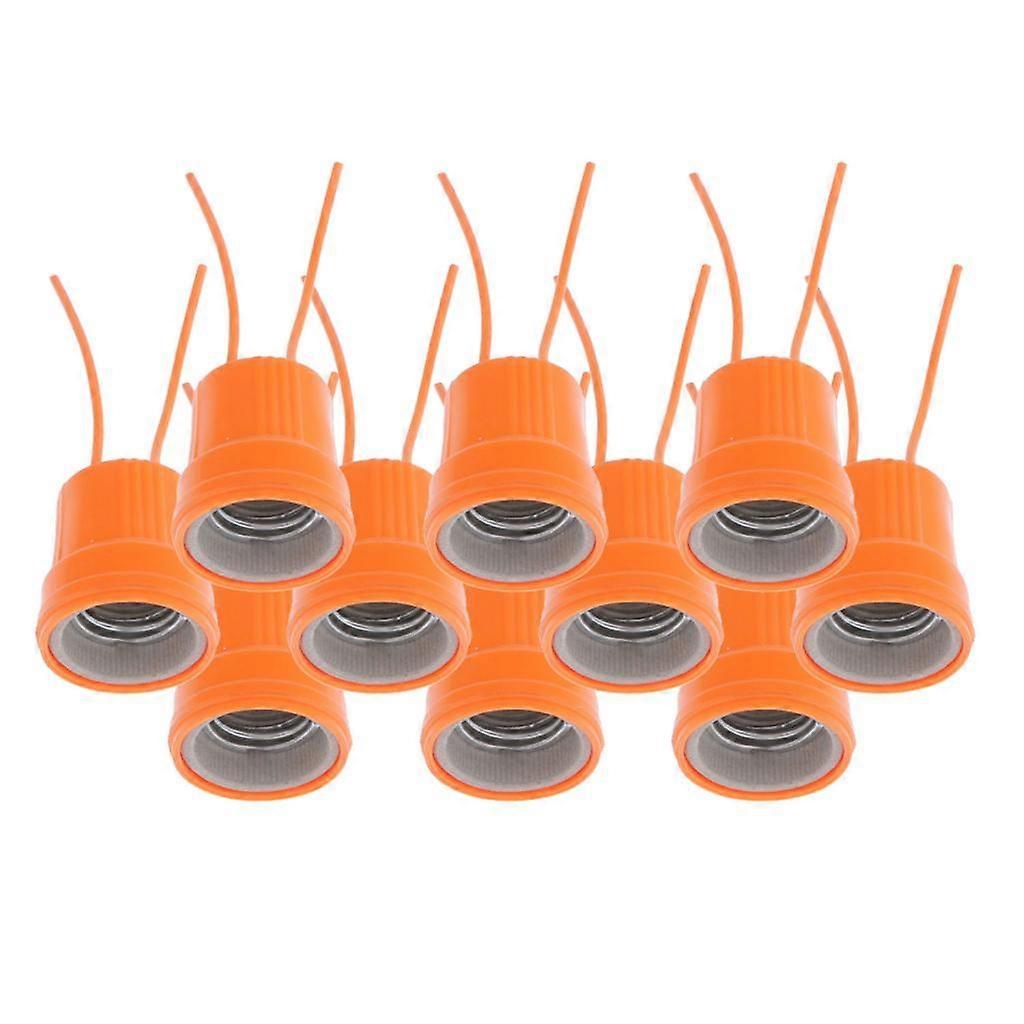 テラリウムハビタット照明ランプホルダー爬虫類用ライトヘッド10パック