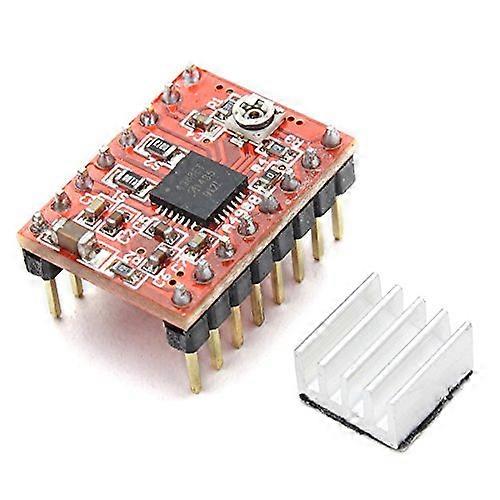 3D Printer A4988 Reprap Stepper Motor Driver Module for Precision Control, 1.8A Current, Compatible with Arduino