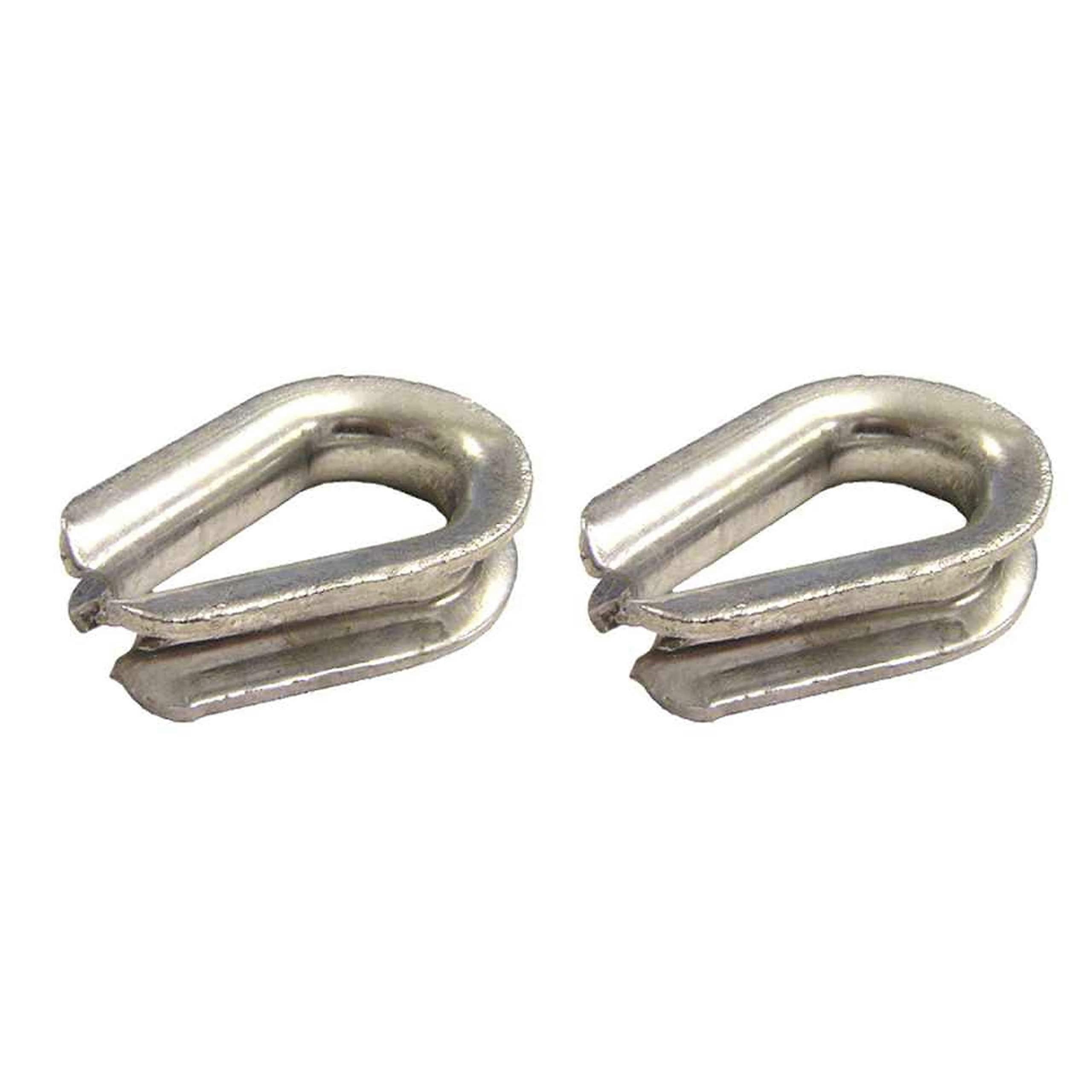 Galvanized Wire Rope Thimbles 15/8' (Each) 2 Pack