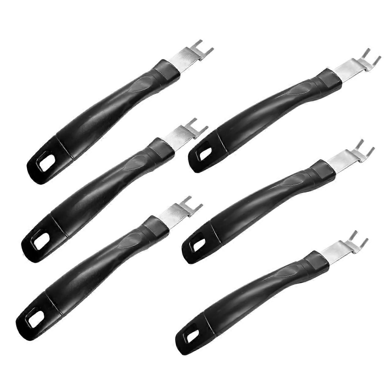 Barbecue Accessories Set Grill Lifter Heat Resistant Gripper 6 Pieces for Easy Handling
