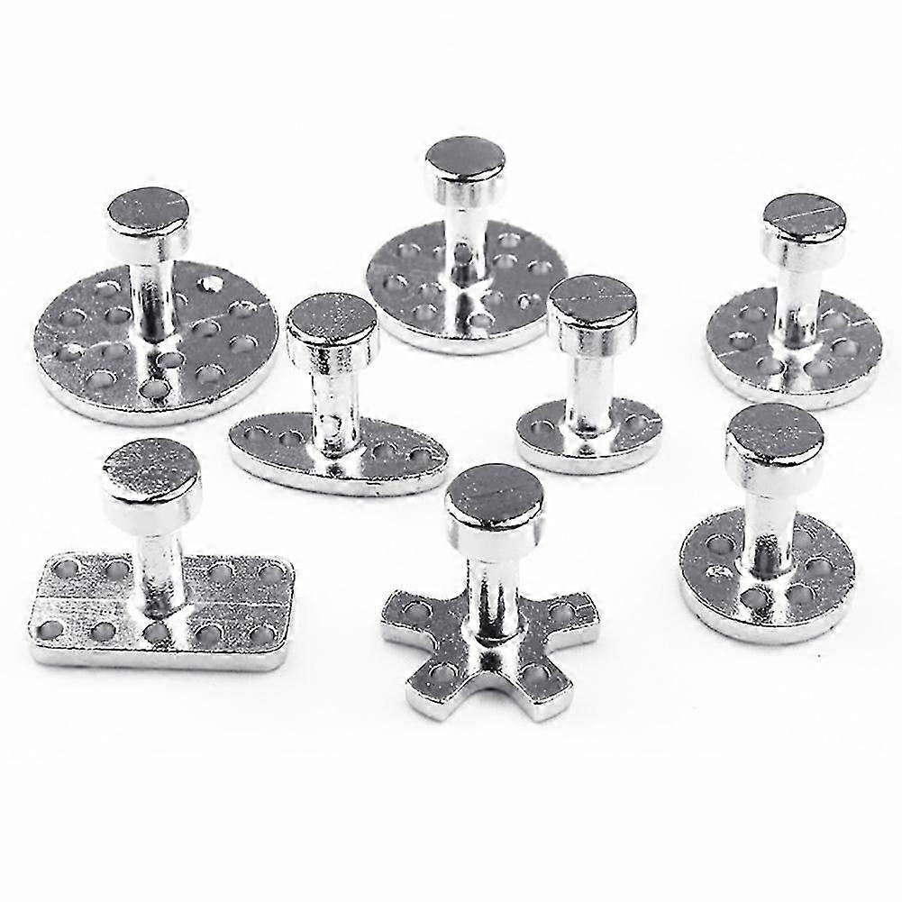 8Pcs Car Body Paintless Dent Puller Tabs Remover Automobile Repair Tool Set