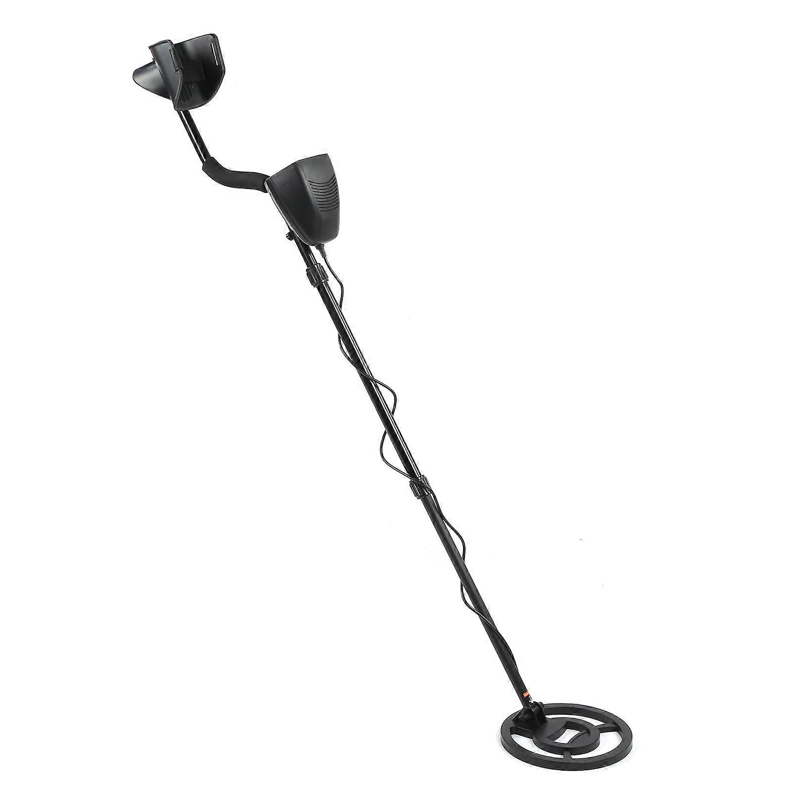 LCD Handheld Metal Detector with 8.5" Waterproof Coil, Adjustable Shaft