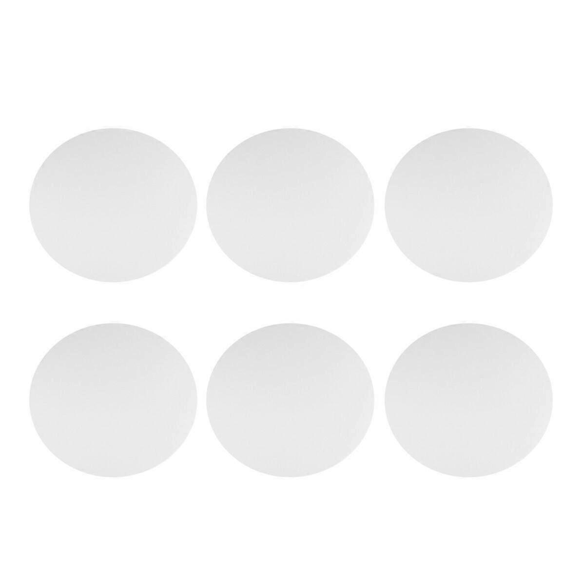 6PCS 15CM Round Canvas Drawing Board Premium Art Painting Board Artist Round Shape Canvas Board Oil Paint Canvas Sketchpad (