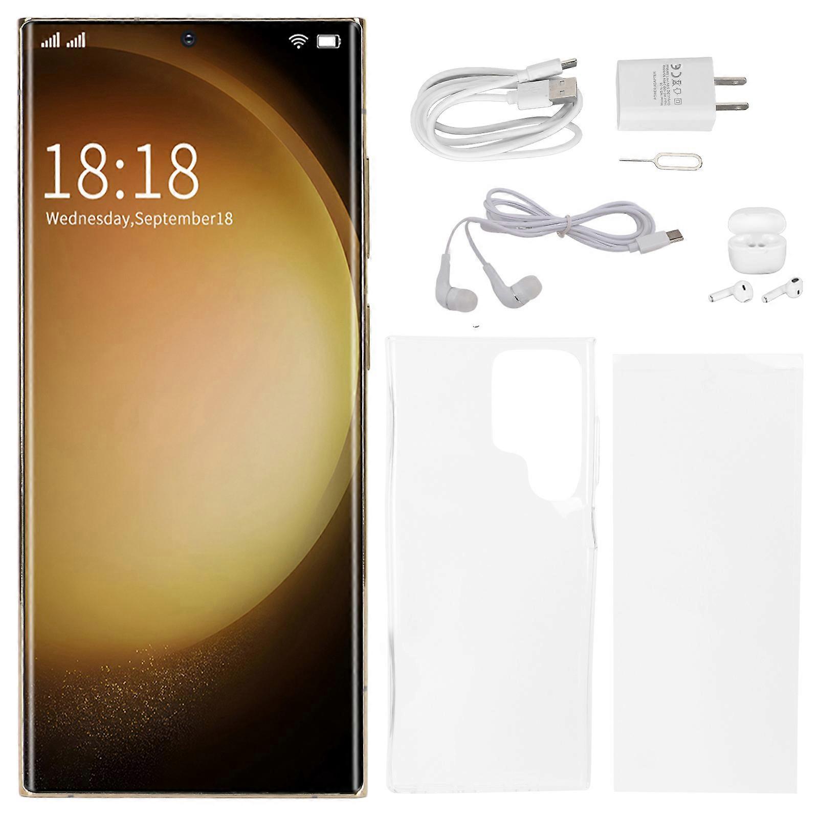 6.8Inch with Bluetooth Headset 8MP 24MP 9000mAh Octa Core CPU Card Dual Standby Unlocked Cell Phone for Android 13