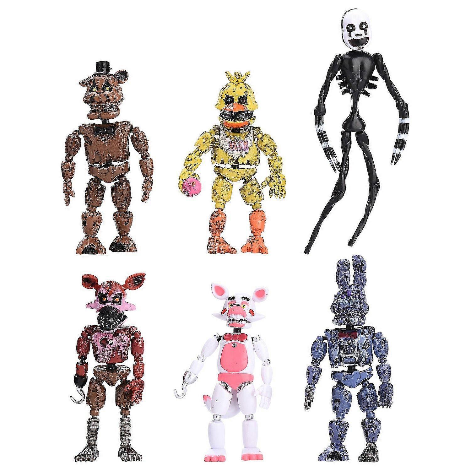 Six-Pack Toy Set FNAF Action Figures - Five Nights At Freddy's