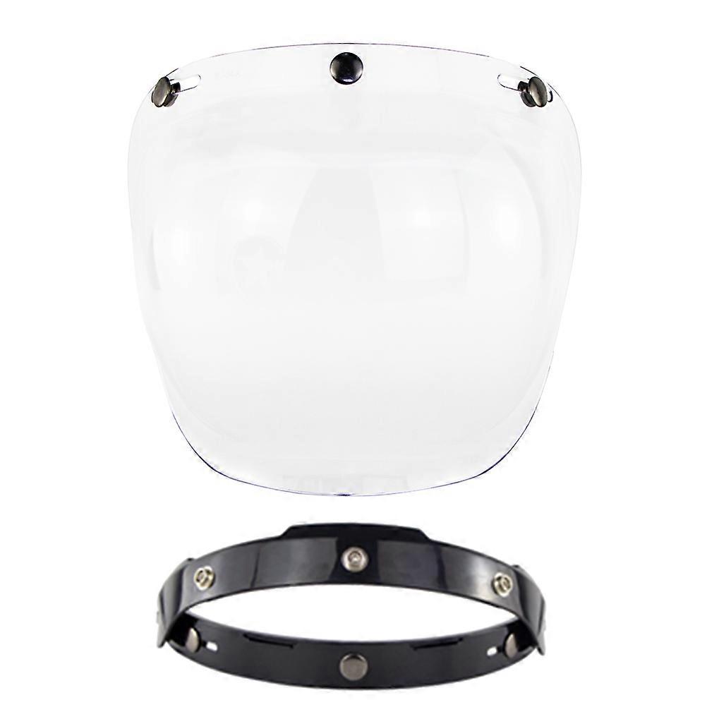 Open Face Helmet Visor Motorcycle Helmet Bubble Visor Bubble Shield Motorcycle Helmets Accessorie