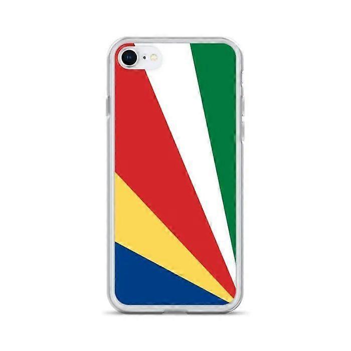 iPhone Case - Seychelles Flag - iPhone 7 - Soft Silicone - Slim Design - Matte