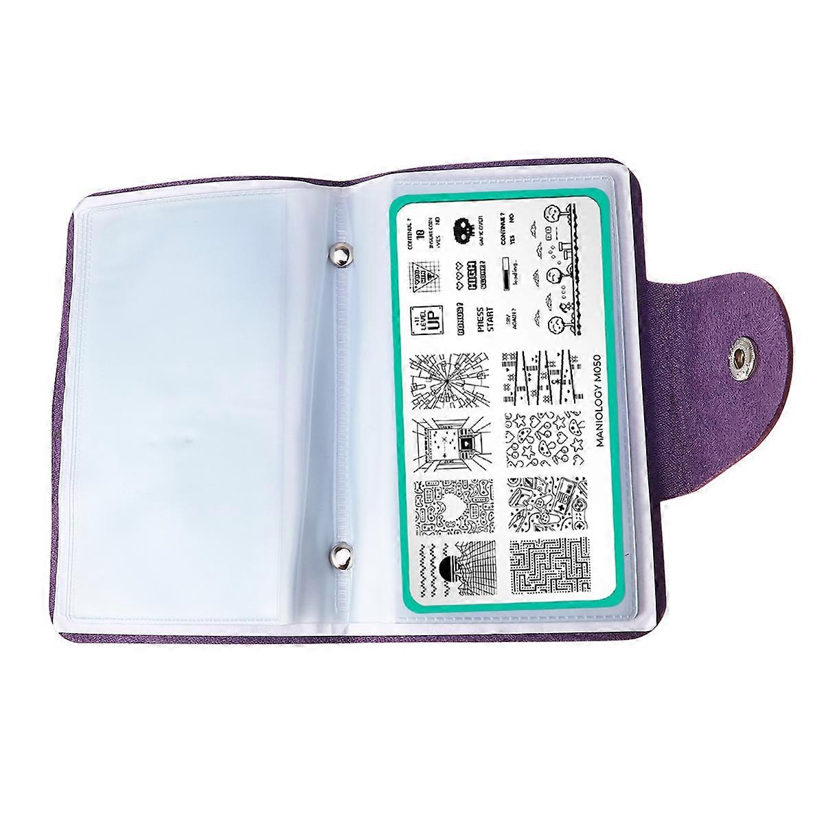 Stamping Plate Case for Nail Art, Efficient Organization System, Suitable for All Levels