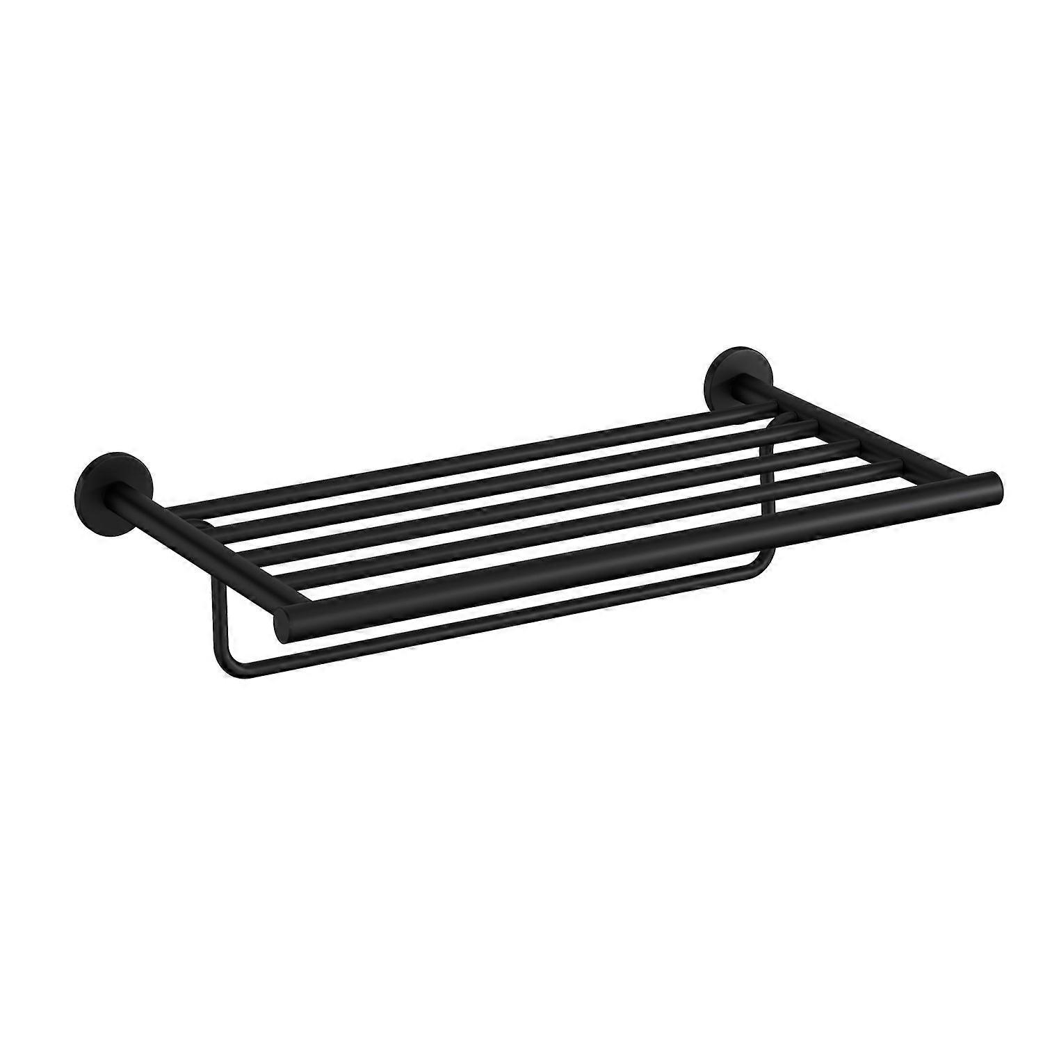 COSMIC Towel Rack Shelf Matt Black Architect Sp (56cm)